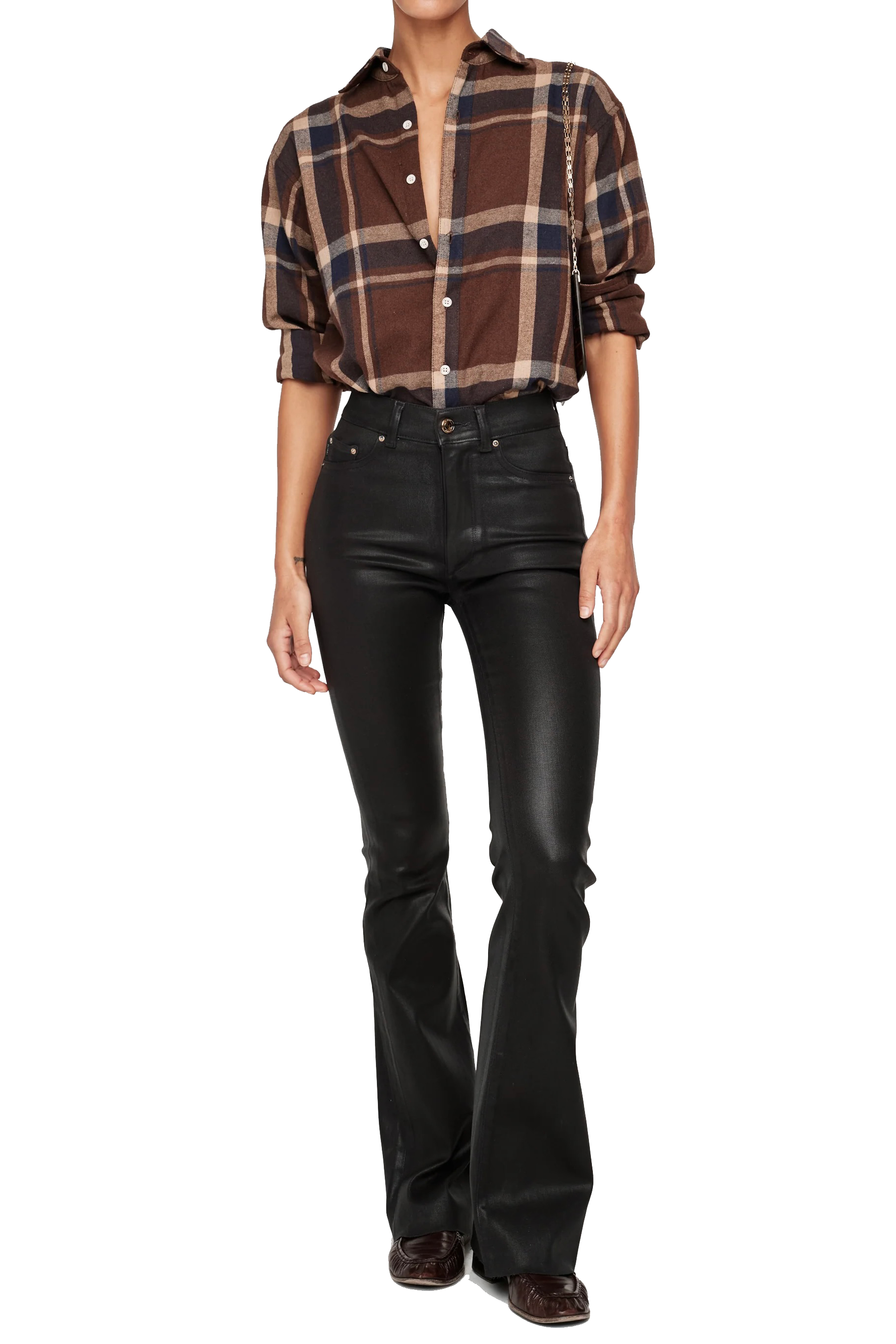 BRIDGET BOOT HIGH RISE COATED 33