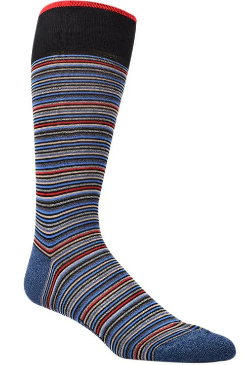 FINE MULTI STRIPE SOCKS (DS0122)