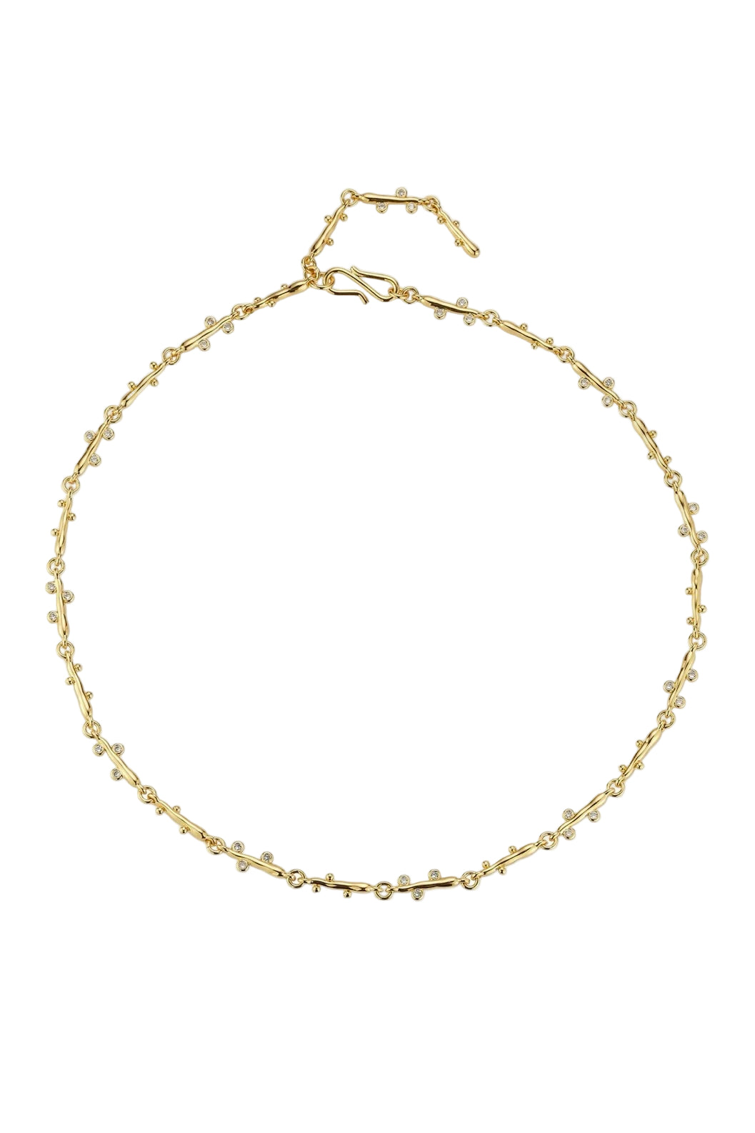 ADELINE NECKLACE- GLD/CLEAR