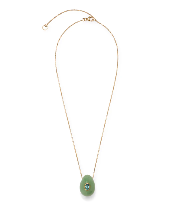 CONSTANCE NECKLACE- GRN AVENTURINE