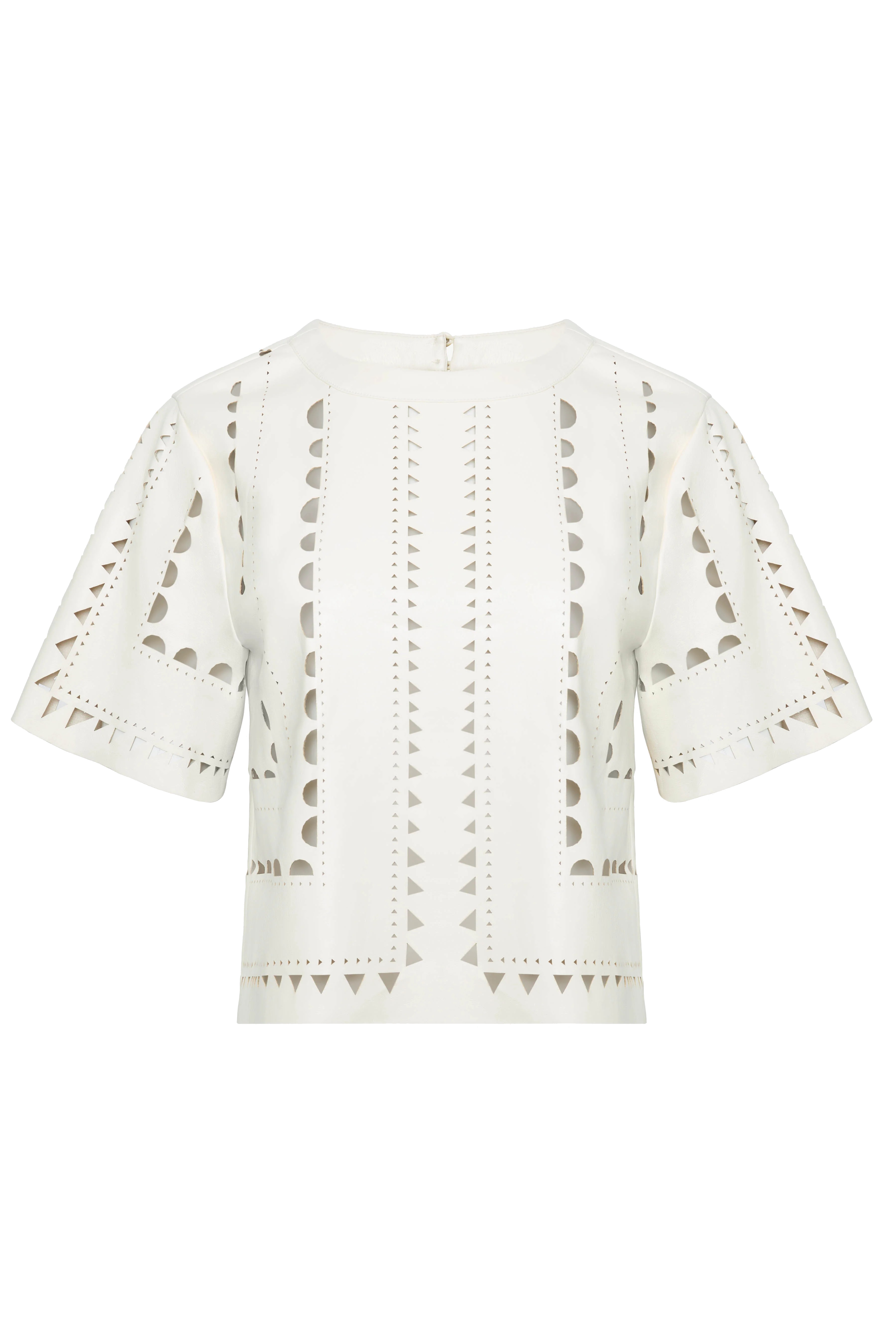 ANISA VEGAN LEATHER TOP