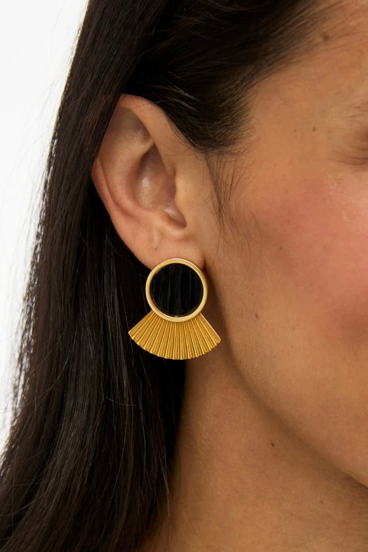 CHLOE LG FAN EARRING