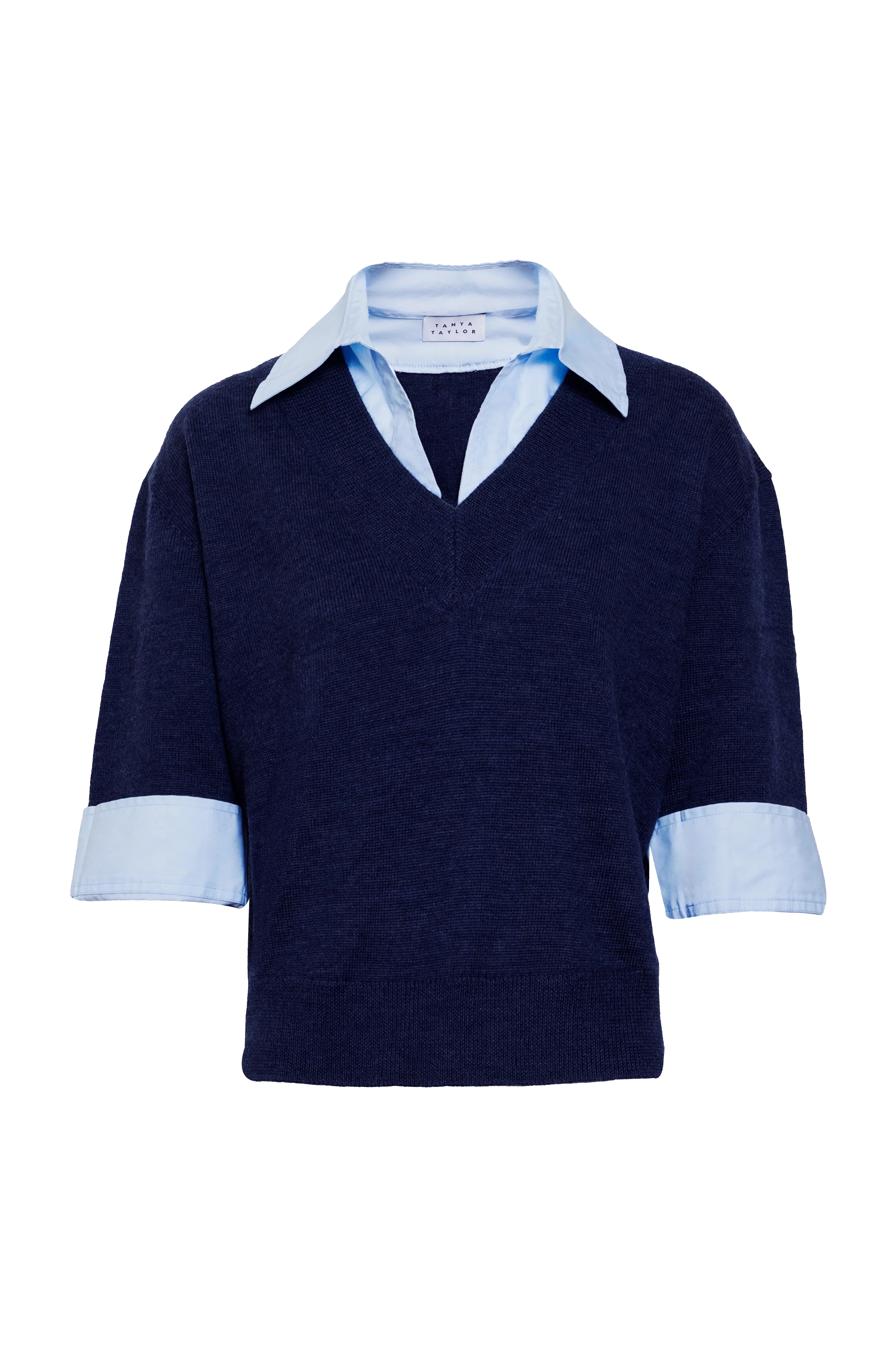 ESME SWEATER COMBO TOP