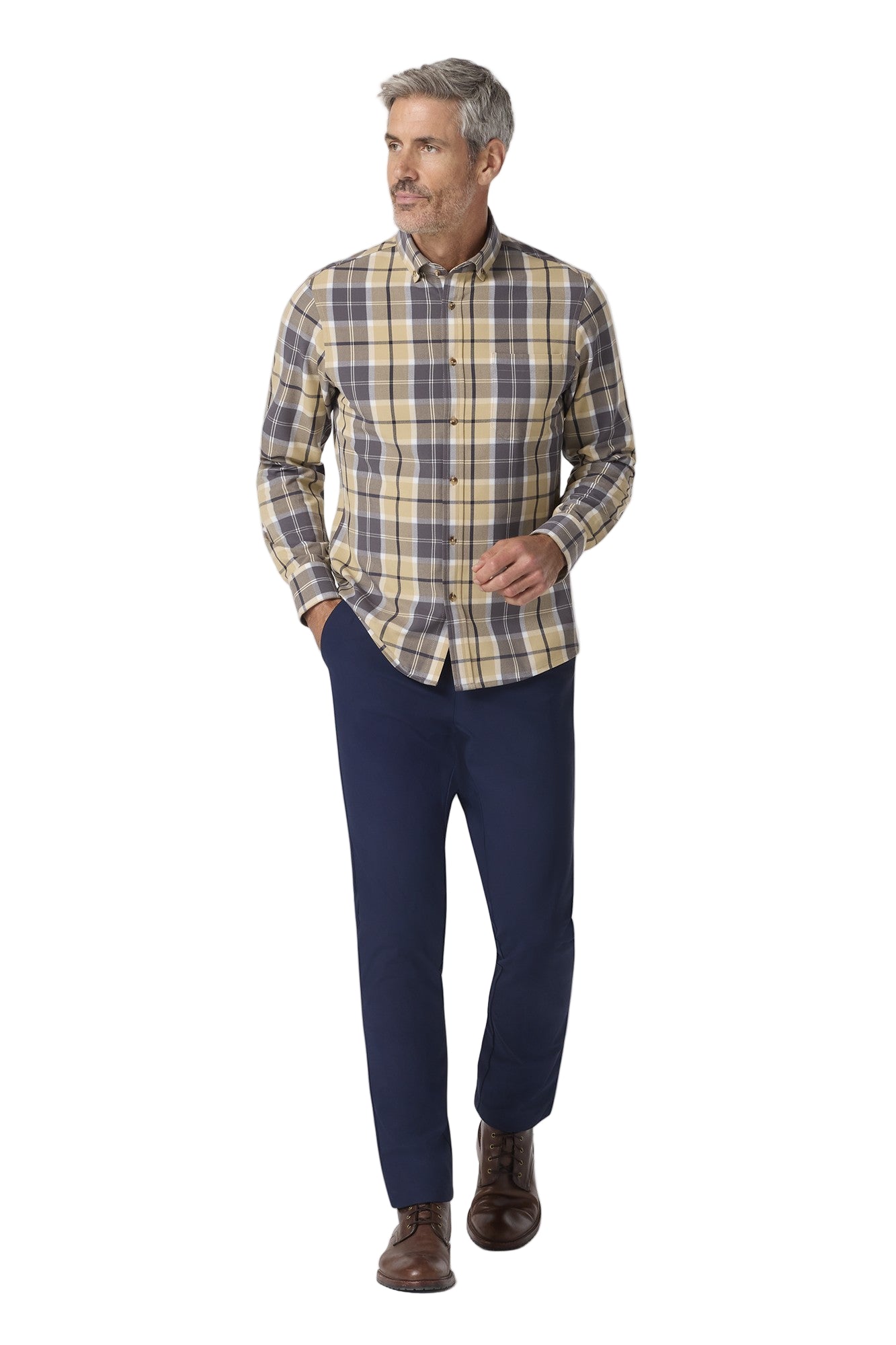 CITY FLANNEL LS SPORT SHIRT