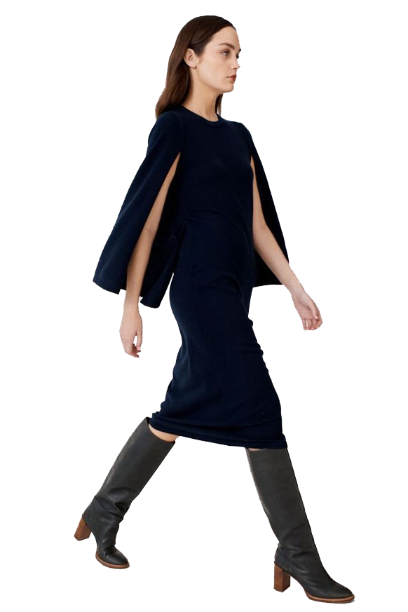 CAPE SLEEVE DRESS