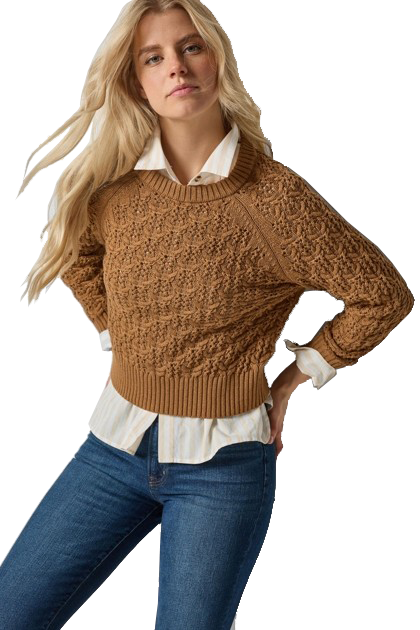 EASY SLV RAGLAN SWEATER (PA3215)
