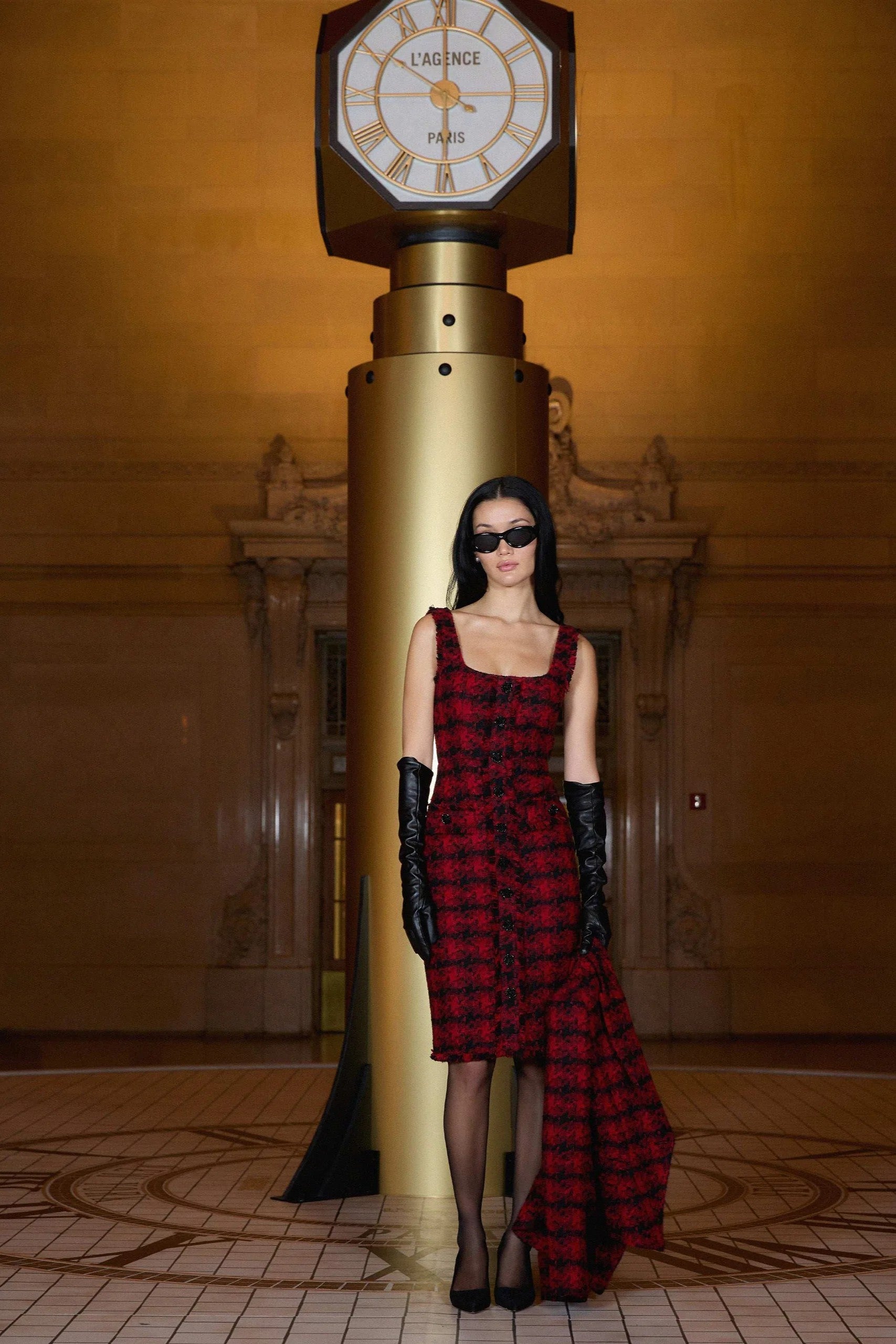 AYA SLVLS MIDI DRESS