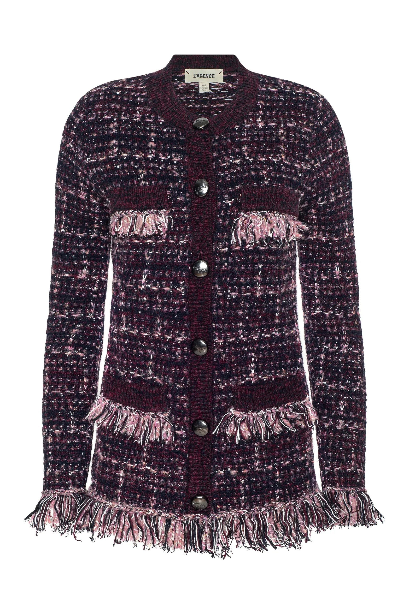 KASTORIA FRINGE TRIM CARDI