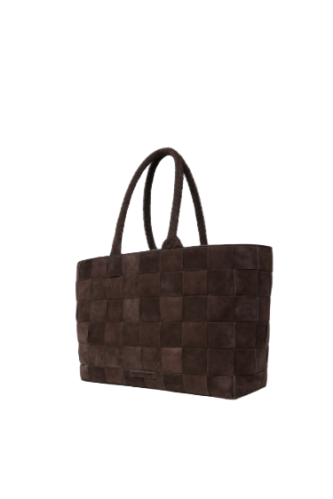 KLARA WIDE WOVEN TOTE