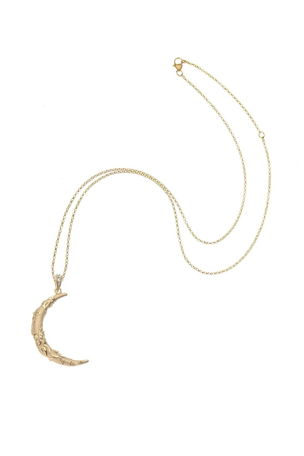 FOREVER VINEYARD CRESCENT MOON- ADJ DELICATE CHAIN