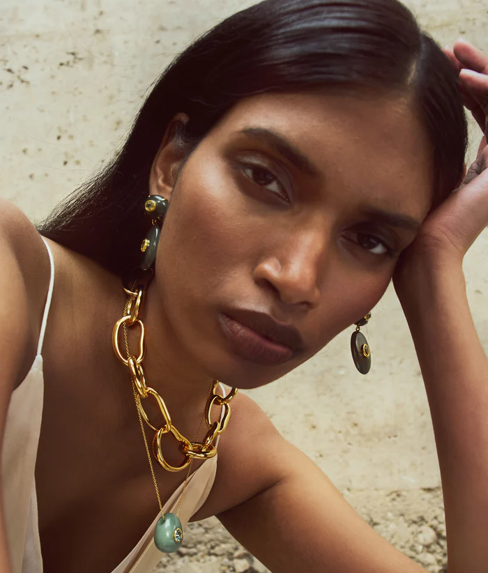 CONSTANCE NECKLACE- GRN AVENTURINE