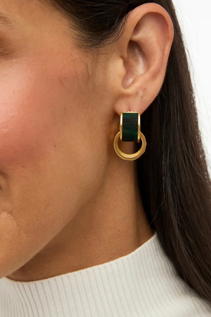IVY DOUBLE HOOP EARRING