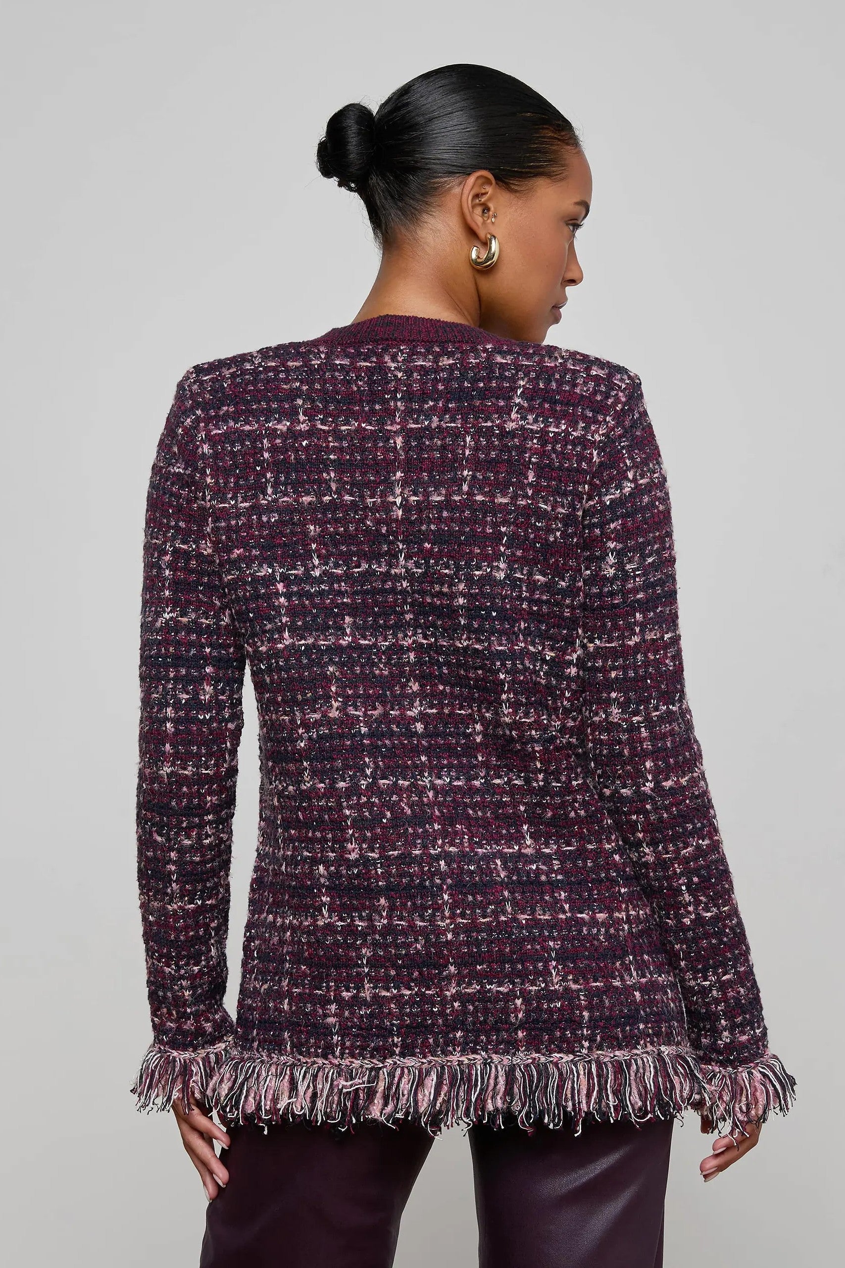 KASTORIA FRINGE TRIM CARDI