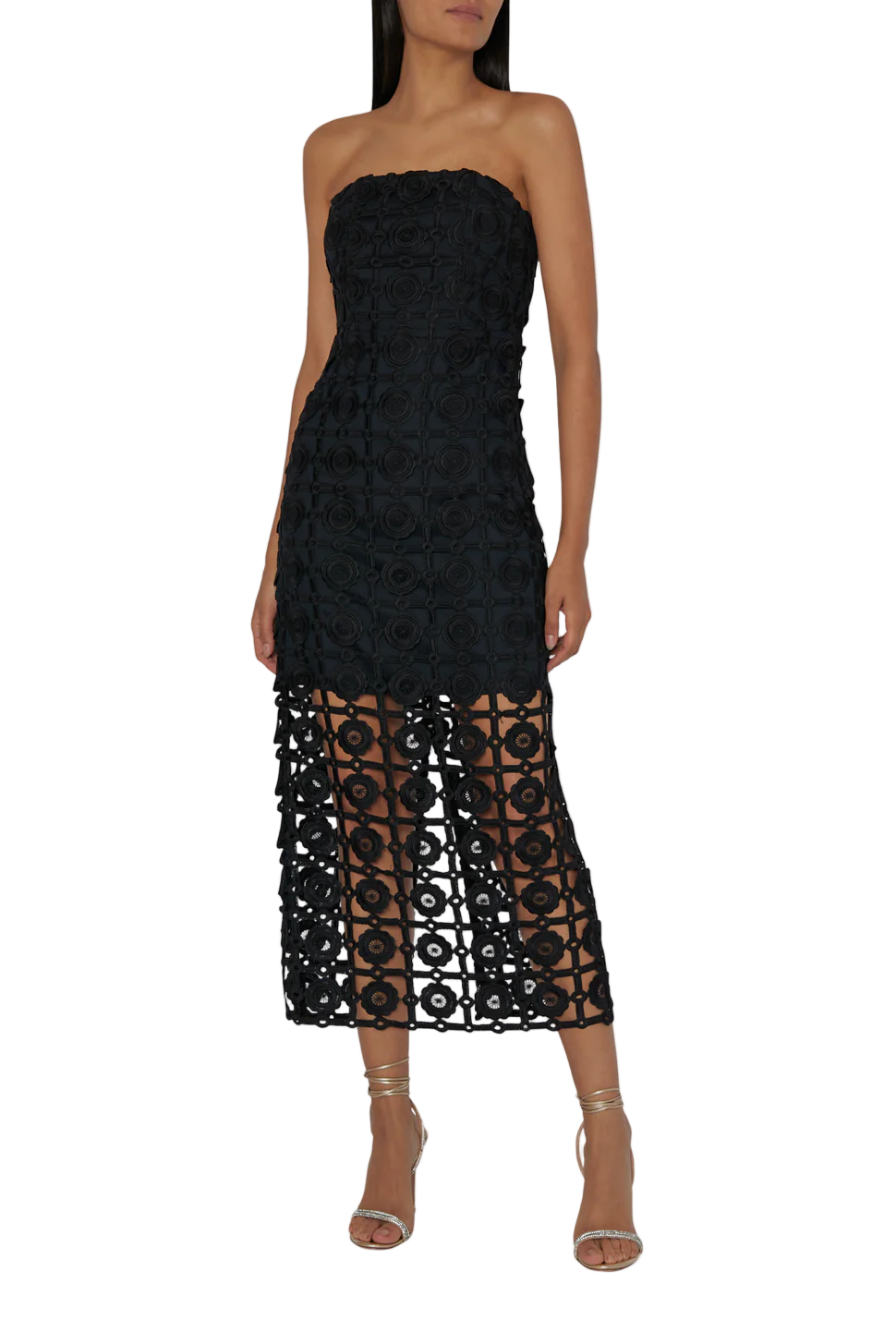 KAIT TILE LACE DRESS