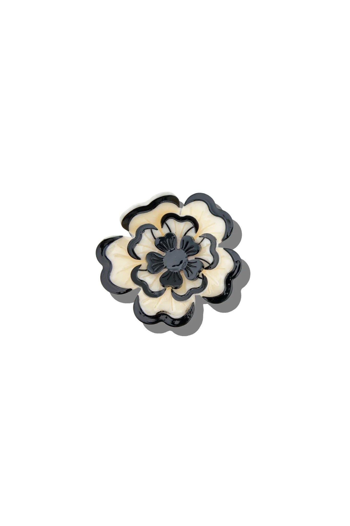 HAND PAINTED ORIGAMI DIANTHUS HAIR CLIP